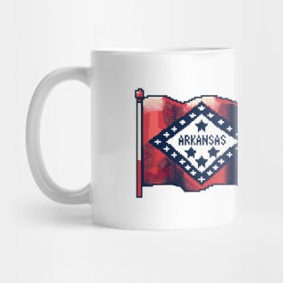 80s Arkansas Flag Mug